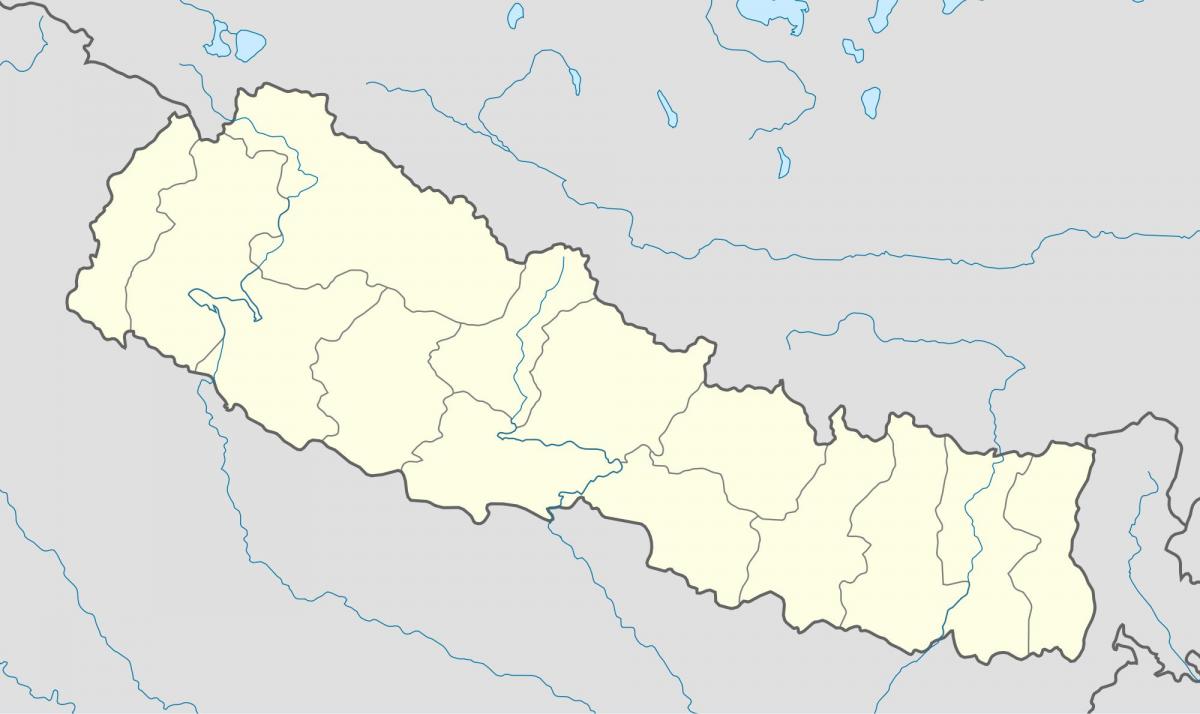 Mapa nepal bektorea