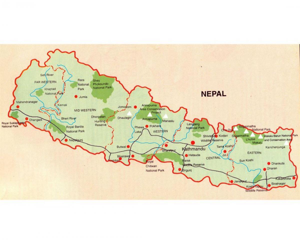 Mapa nepal trenbide butwal