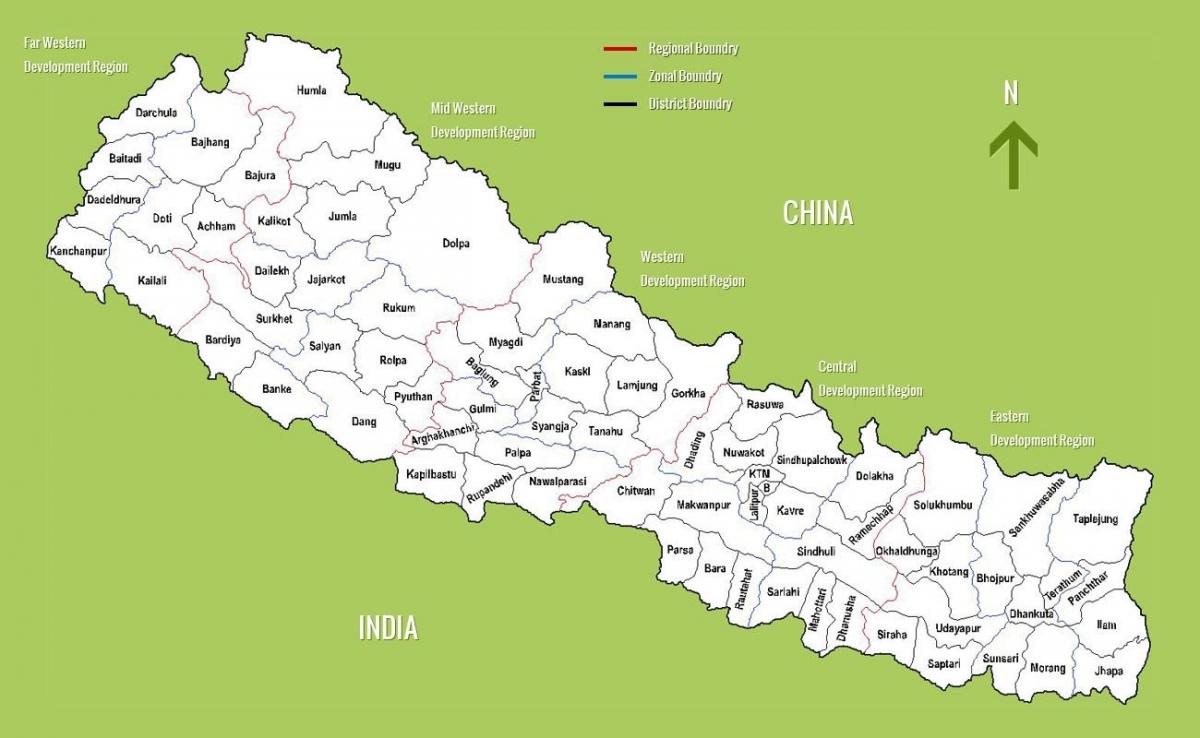 mapa bat nepal