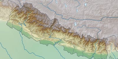 Mapa fisikoa nepal