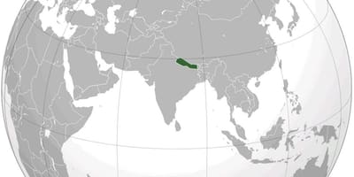 Mapa lurra nepal