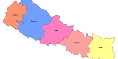 Mapa ekialdeko eskualdeko garapen nepal