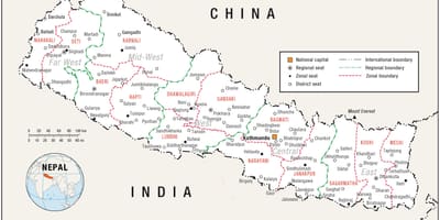 Mapa etxe nepal