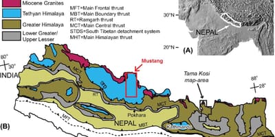 Mapa geologiko nepa