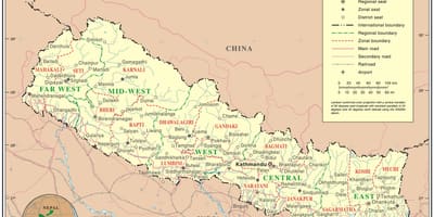 Online mapa nepal