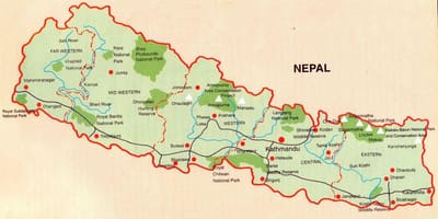Mapa nepal trenbide butwal