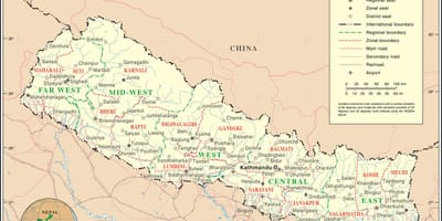 Trenbide-mapa nepal
